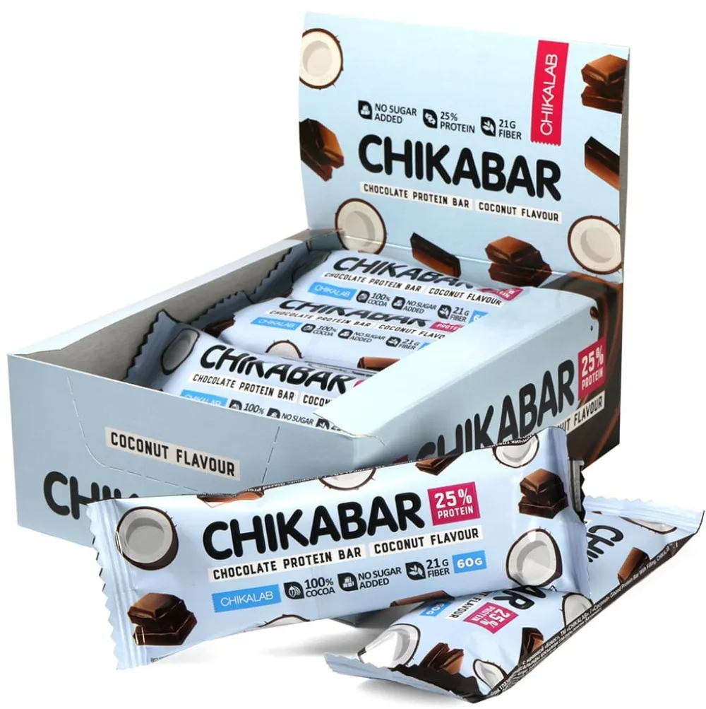 Протеиновый батончик Chikabar Chikalab (60гр) Кокос