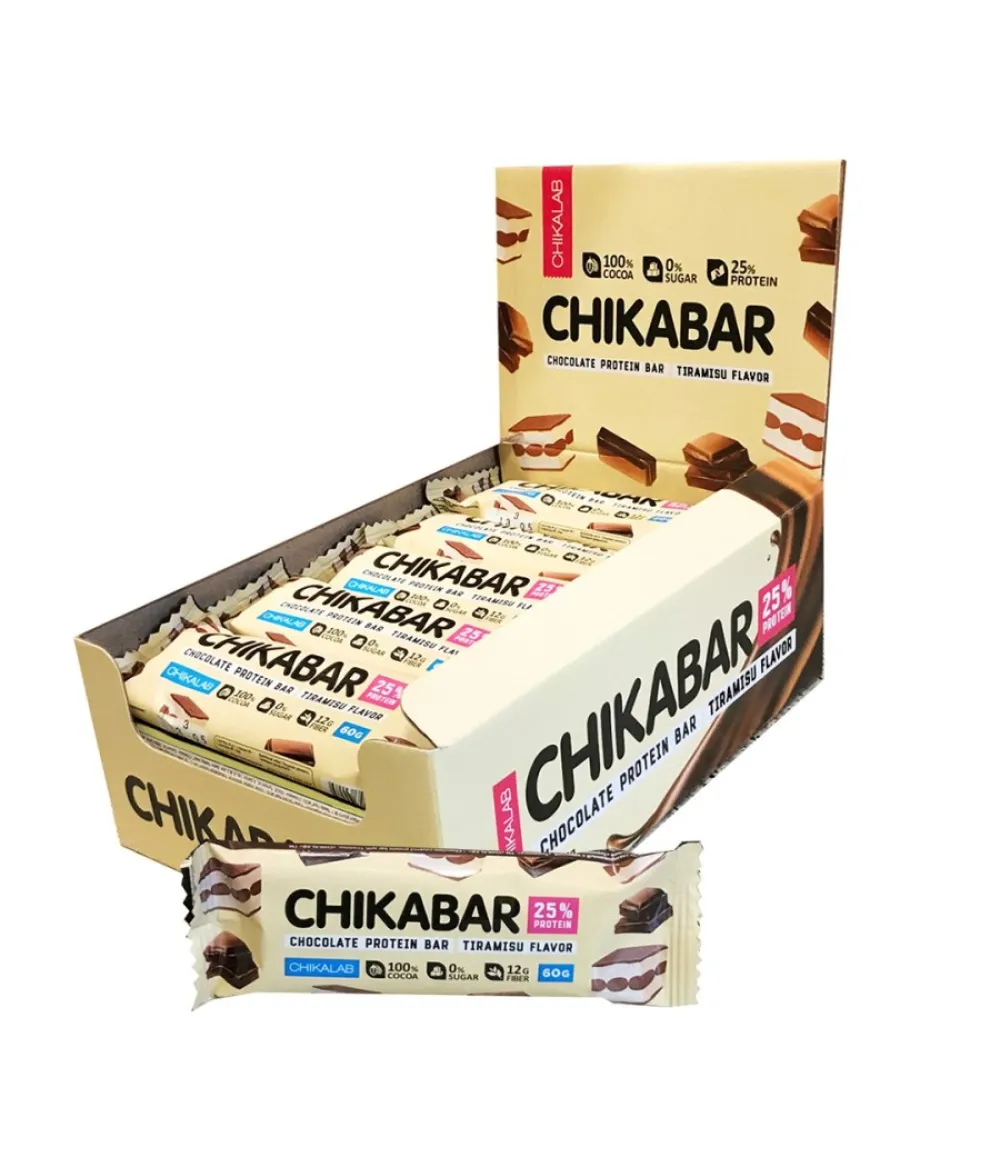 Протеиновый батончик Chikabar Chikalab (60гр) Тирамису