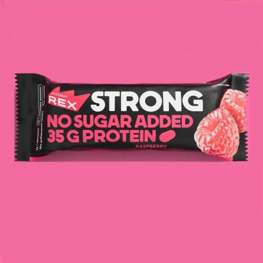 Батончик протеиновый Protein Rex Strong (100гр),малина