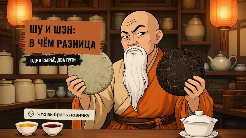 Шу и шэн пуэр: в чём разница и что выбрать