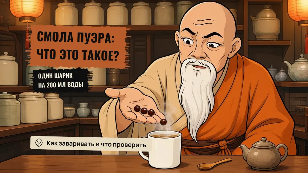 Смола пуэра: что это и как заваривать