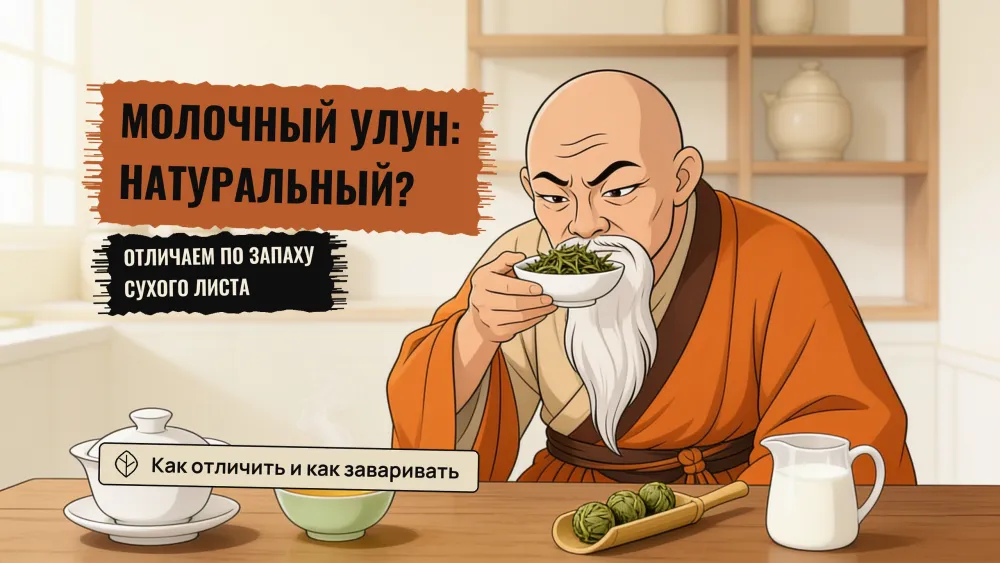 Молочный улун: натуральный или ароматизированный
