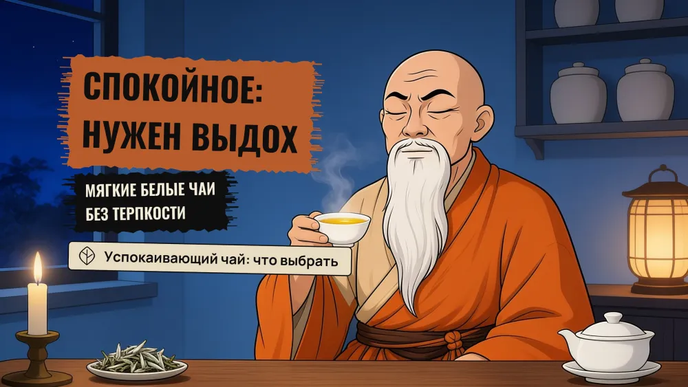 Успокаивающий чай: какой китайский выбрать для выдоха