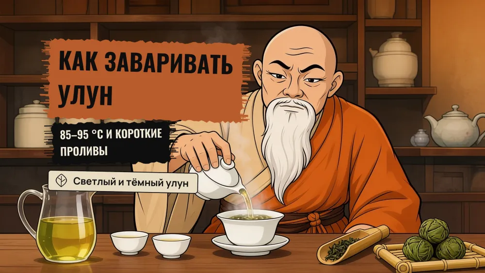 Как заваривать улун: температура, граммы и проливы