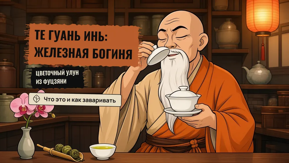 Те гуань инь: что это за чай и как заваривать
