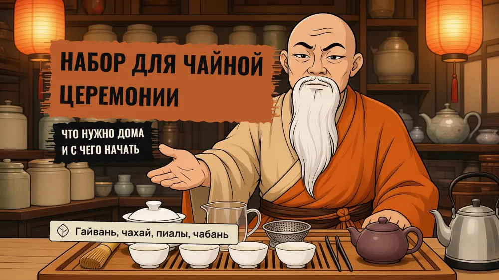 Набор для чайной церемонии: что нужно дома