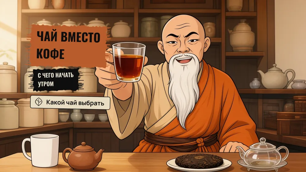 Чай вместо кофе: с чего начать и какой выбрать